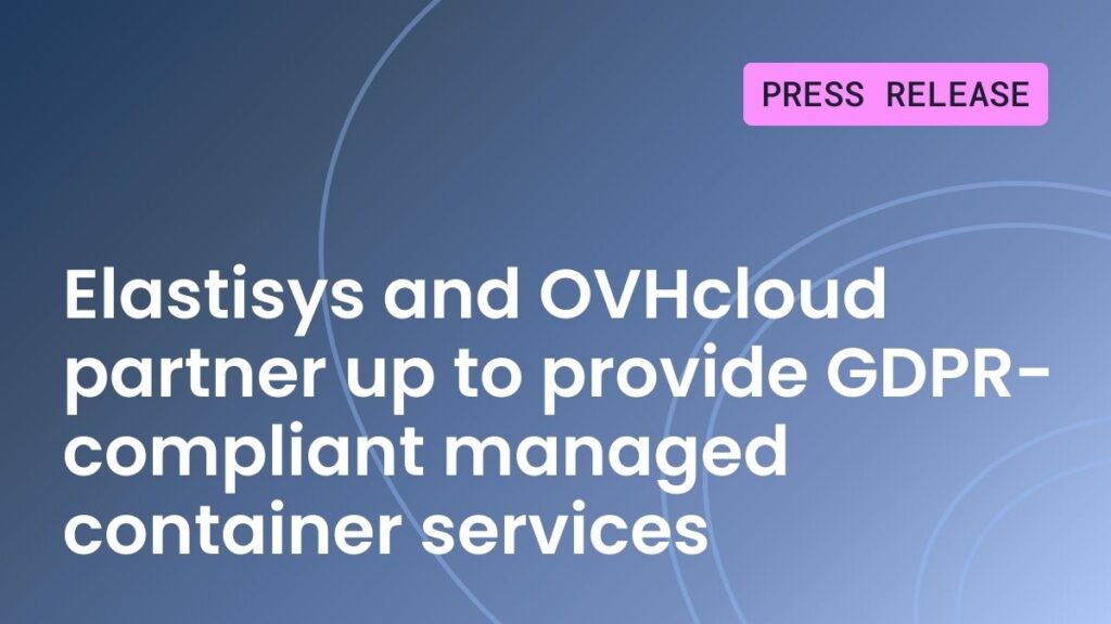 Elastisys and OVHcloud parnership
