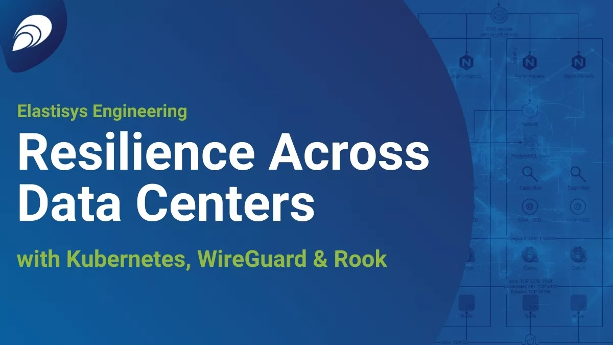 Read more about the article Redundancy across Data Centers with Kubernetes, WireGuard and Rook
