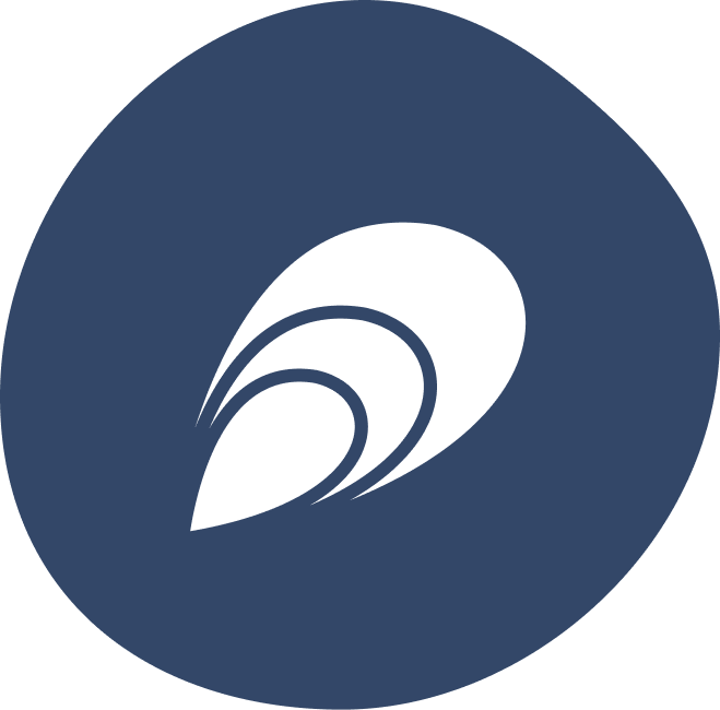 Elastisys logo in a blue circle-like blob