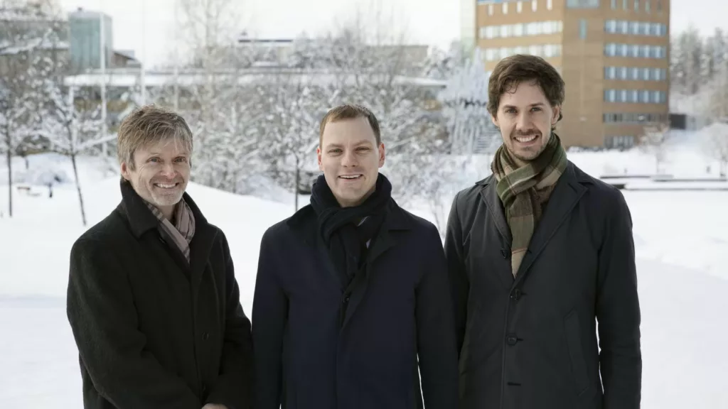 Erik Elmroth, Robert Winter, and Johan Tordsson in 2021