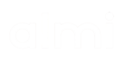 Almi logo white
