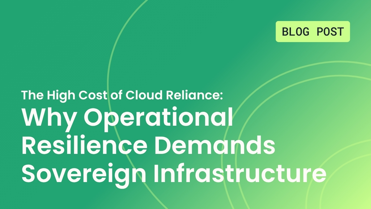 The High Cost of Cloud Reliance